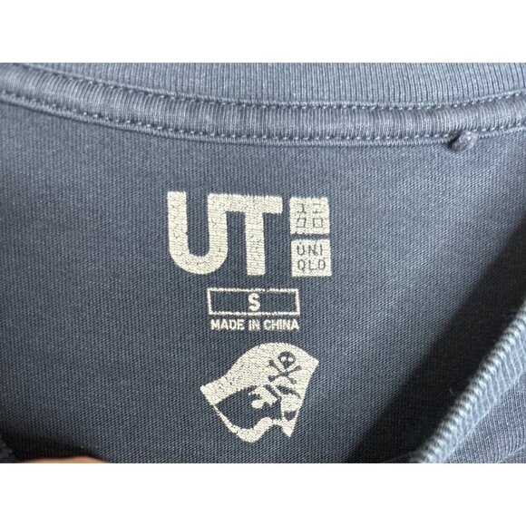 UT UNIQLO NARUTO MEN'S 100% COTTON GRAPHIC SHORT SLEEVE BLUE TEE SHIRT SZ S - Picture 6 of 6